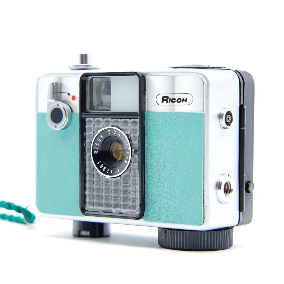 【動作確認・清掃済み＊試写あり】くすみグリーン＊リコーオートハーフSE