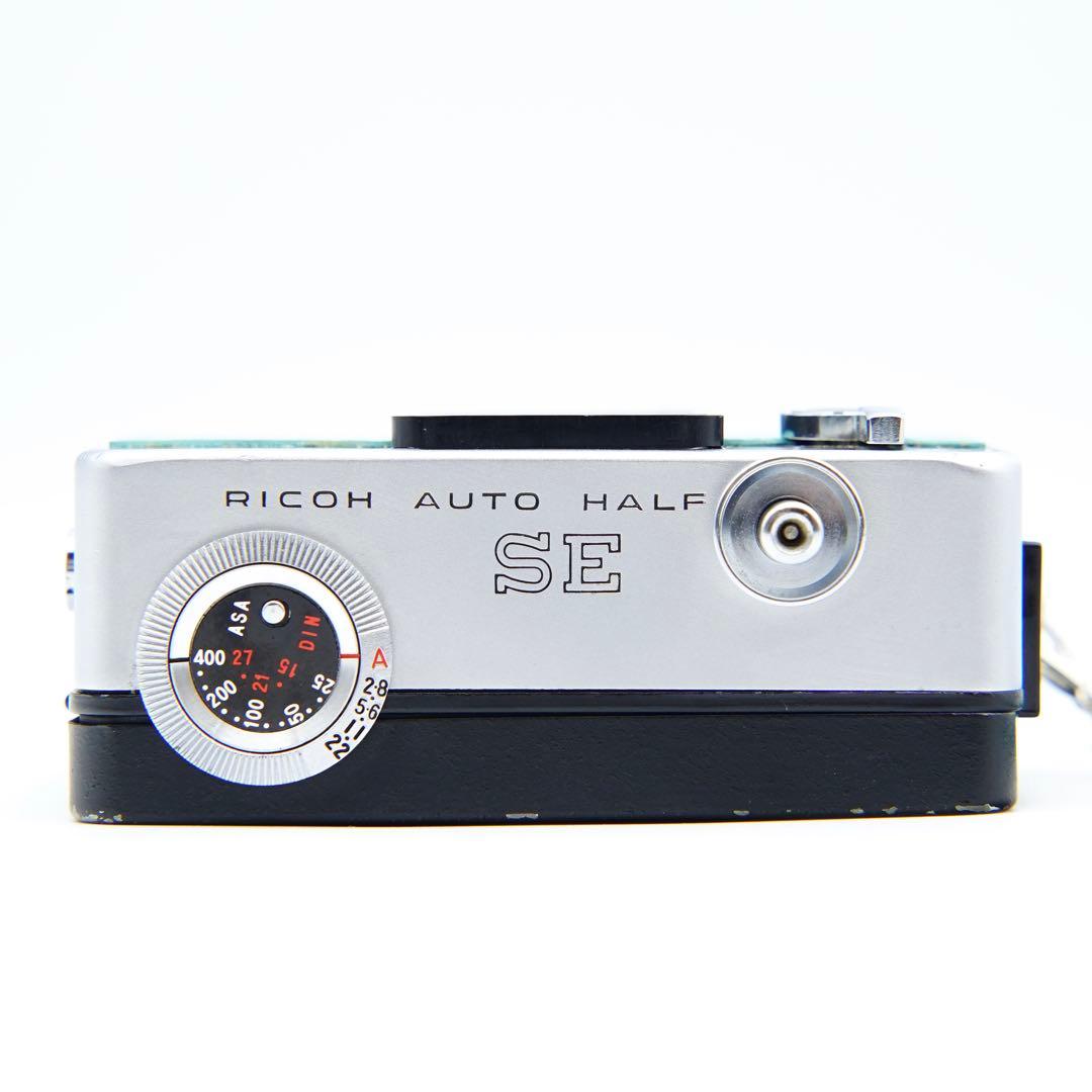 【動作確認・清掃済み＊試写あり】くすみグリーン＊リコーオートハーフSE