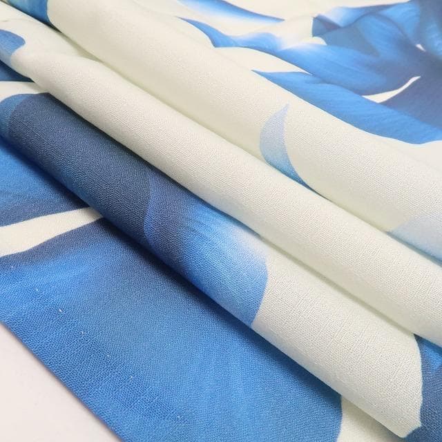 新品 撫松庵 おぼろ金魚 セオアルファ 洗える夏着物 仕付け糸付 浴衣 6215