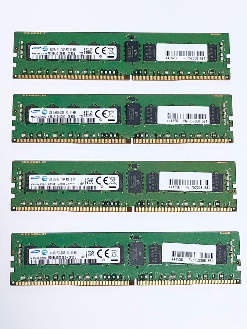 Samsung 8GB DDR4 メモリ PC4-2133P 8×4(32GB)