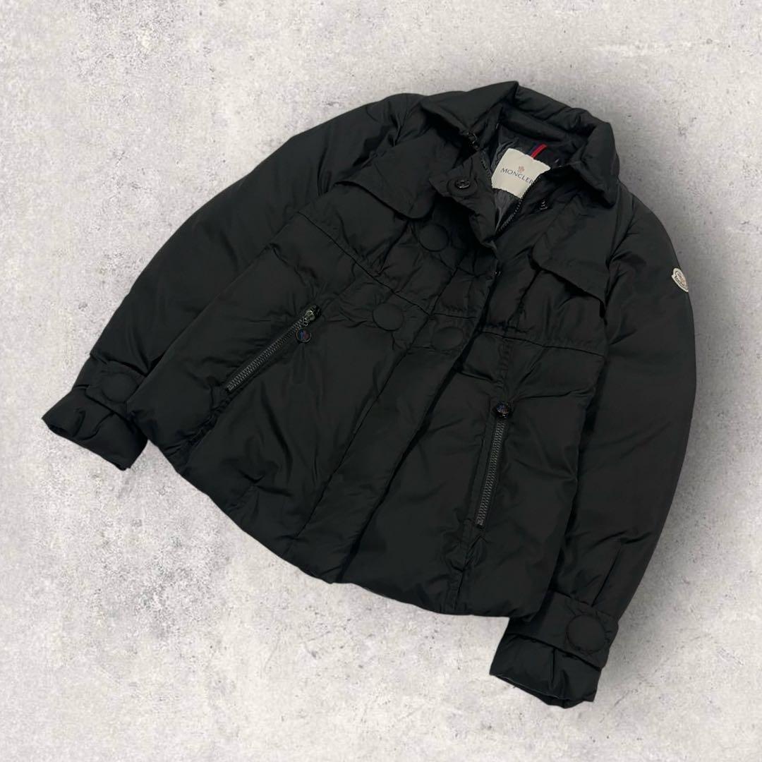 1966【美品・コード鑑定済み】モンクレール　POISON ダウンジャケット　黒