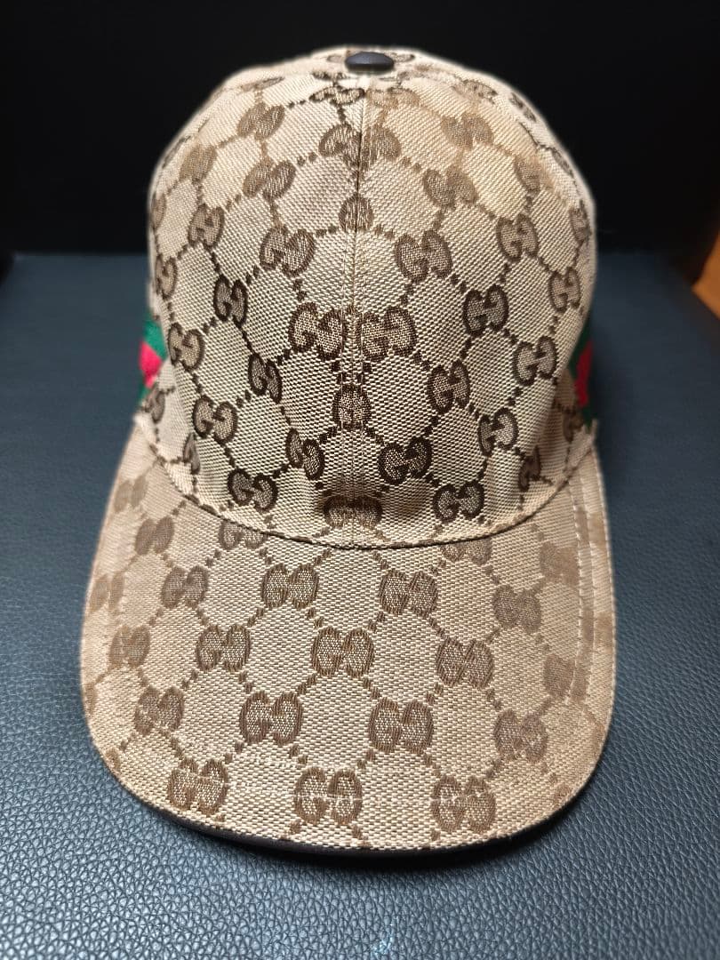 L*m様 Gucci グッチ GGパターン ベースボールキャップ 57cm