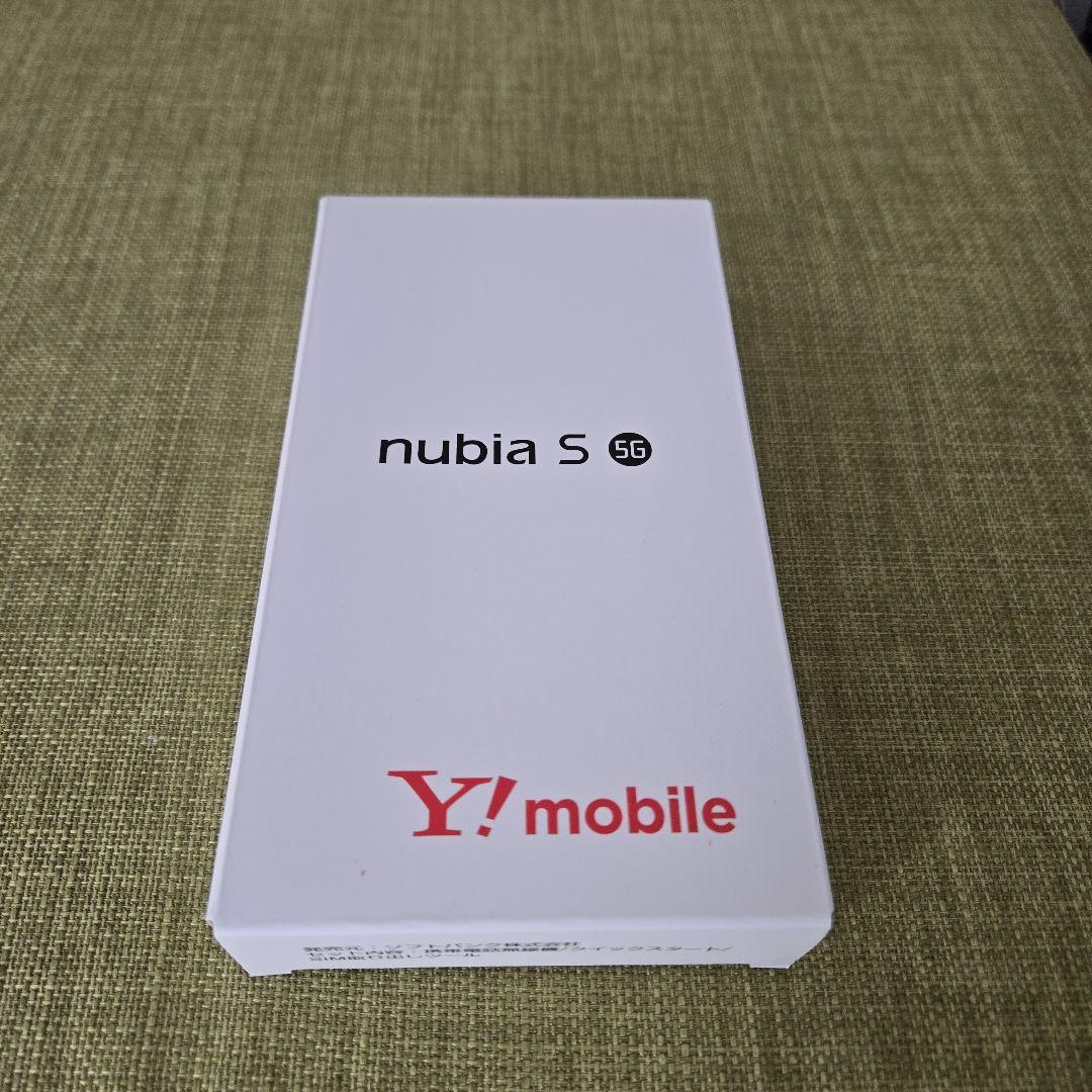 新品未開封　nubia S 5G A403ZT ホワイトY!mobile