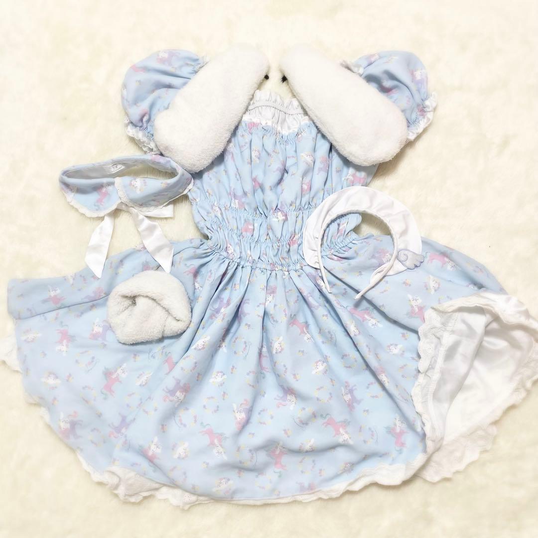 8mm シナモロール サンリオ エプロン メイド フルセット コスプレ