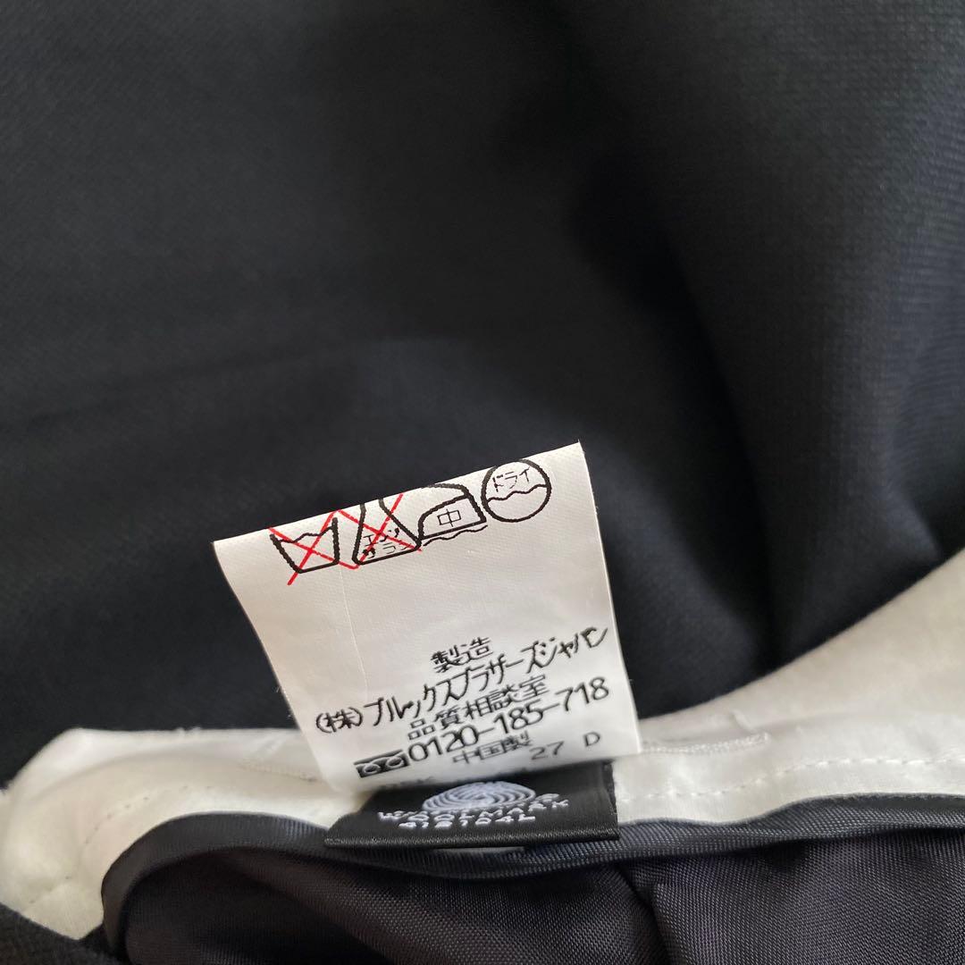 美品 ブルックスブラザーズ セットアップ パンツ スーツ 11 黒 ジャケット