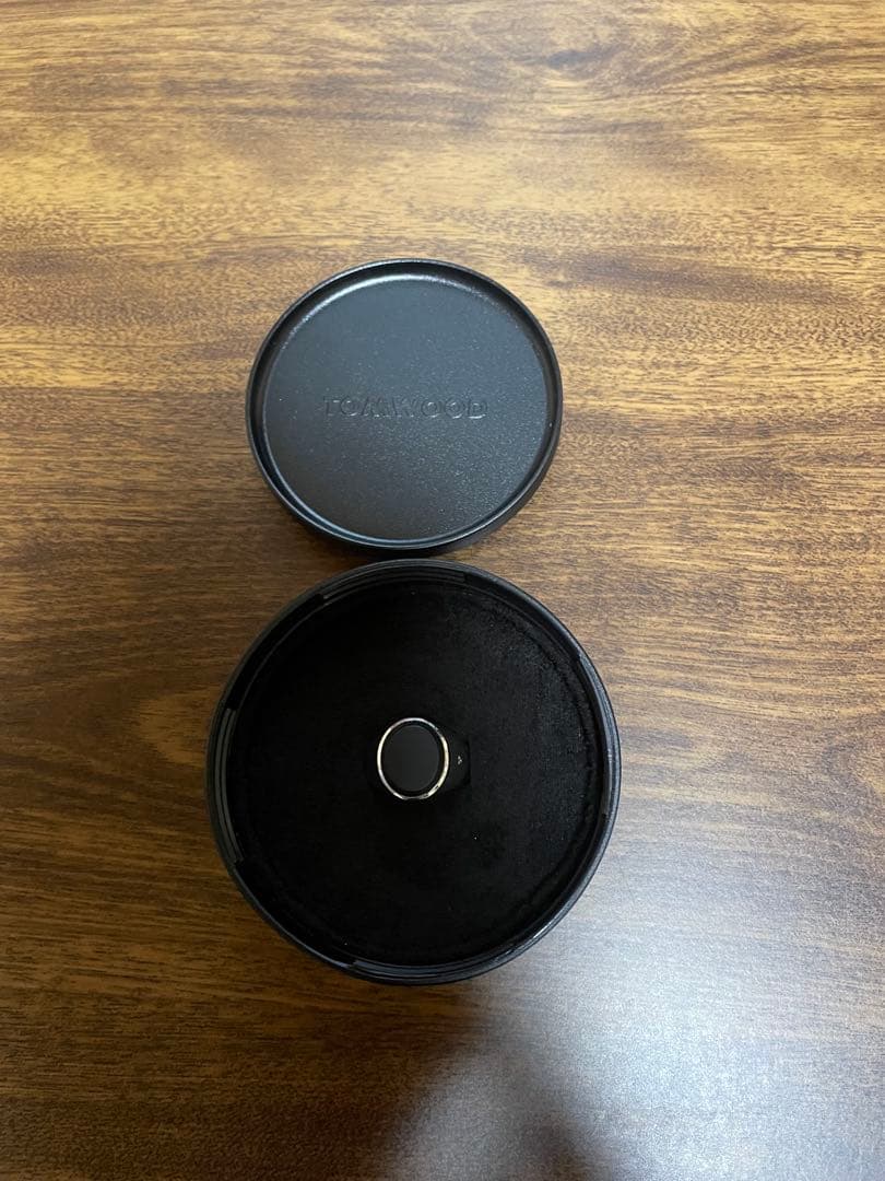 【美品】【TOMWOOD】Oval Black Onyx size56