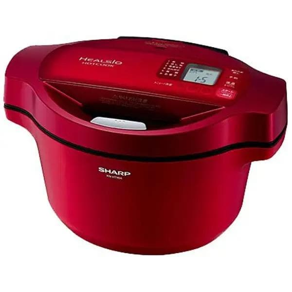 シャープ ヘルシオ 水なし自動調理鍋 KN-HT99A-R レッド 未使用品