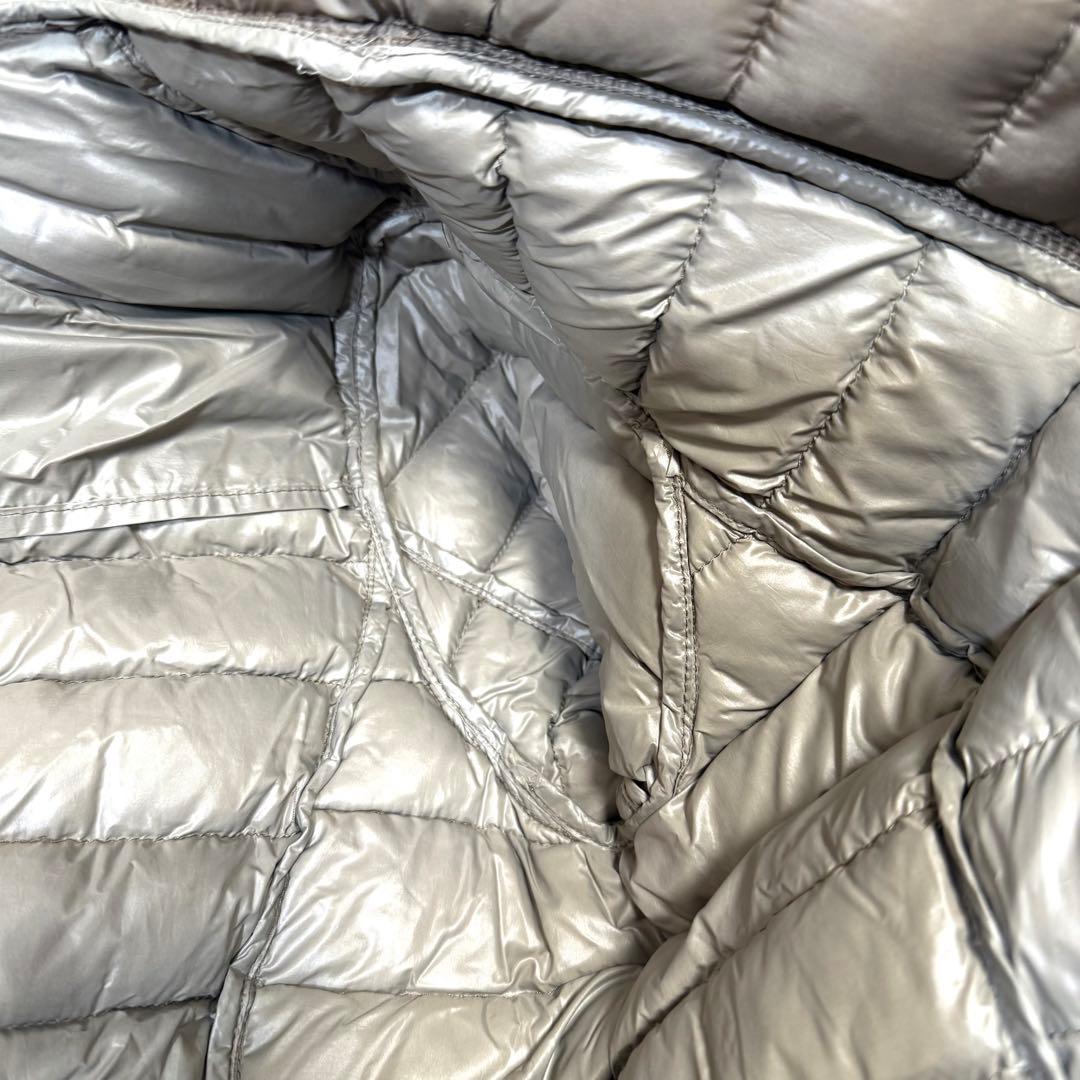 マイケルコース ビッグカラー ダウンコート ロング丈 ベルト付き モカブラウン