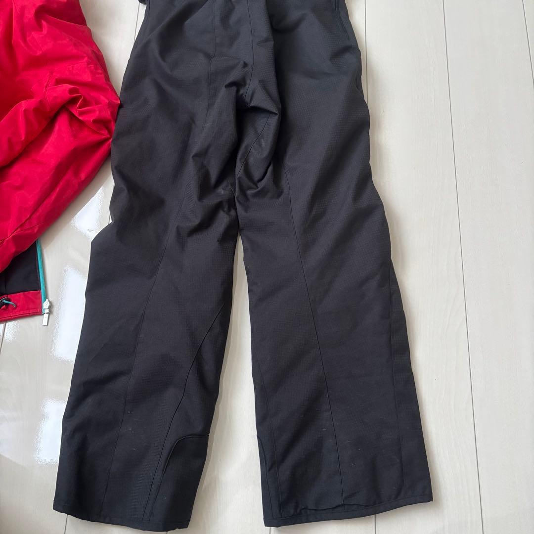 【訳あり】 フェニックス レディーススキーウェア 上下セット 赤黒