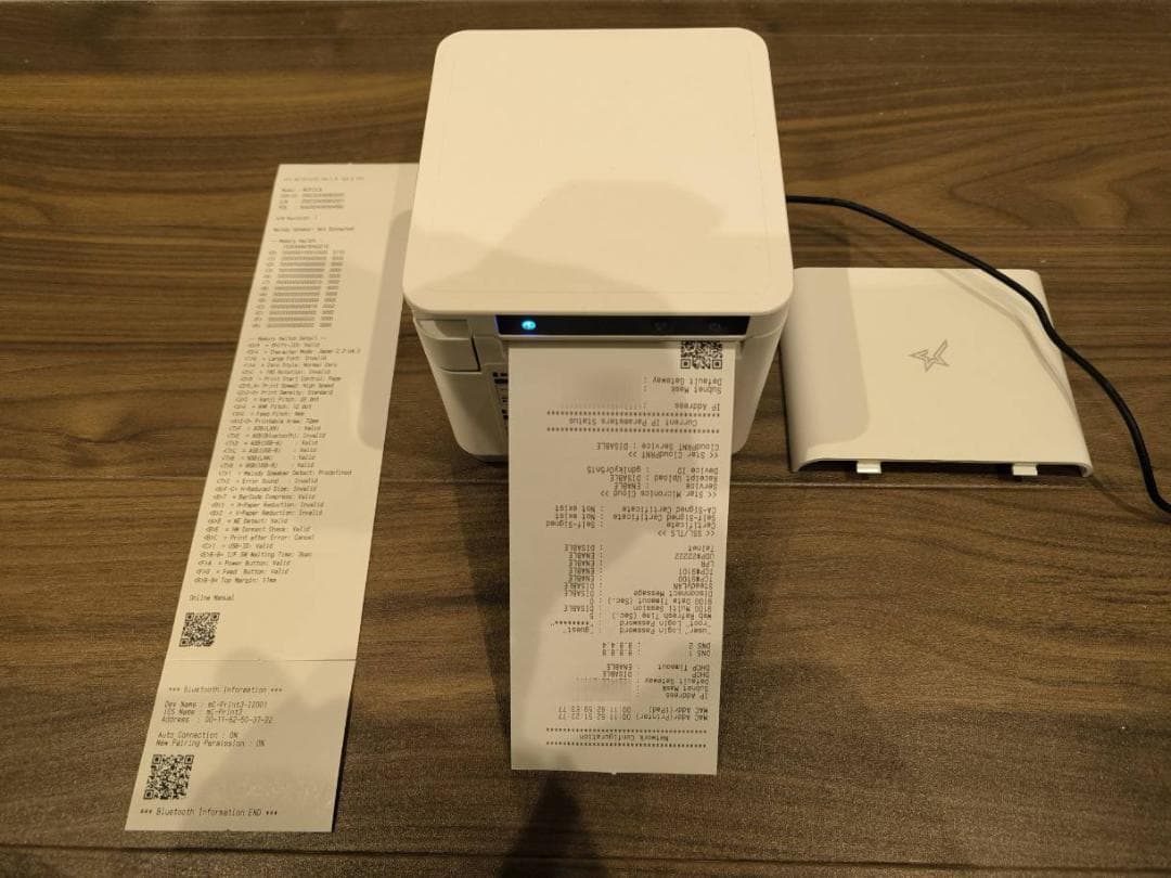 スター精密レシートプリンタ MCP31LB Bluetooth接続対応