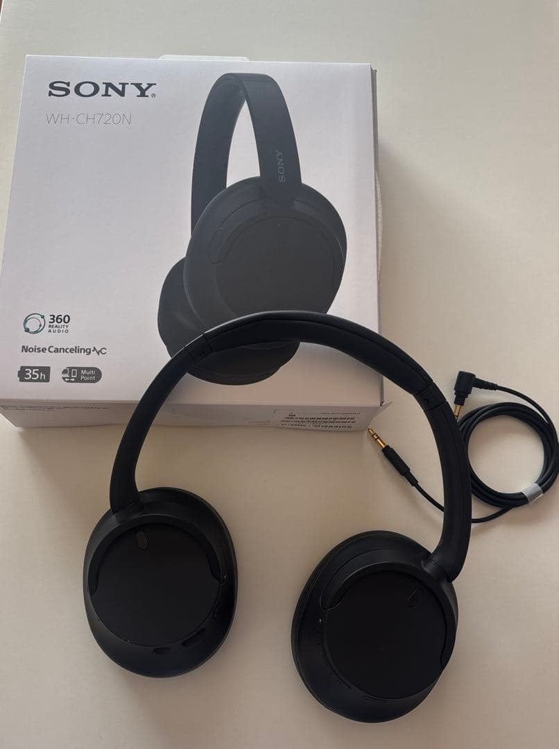 SONY WH-CH720N ブラックヘッドフォン