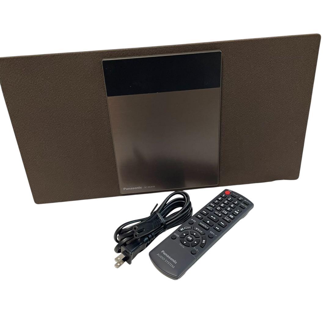 【美品/リモコン有】パナソニックSC-HC410-T 高性能ミニコンポCD5枚