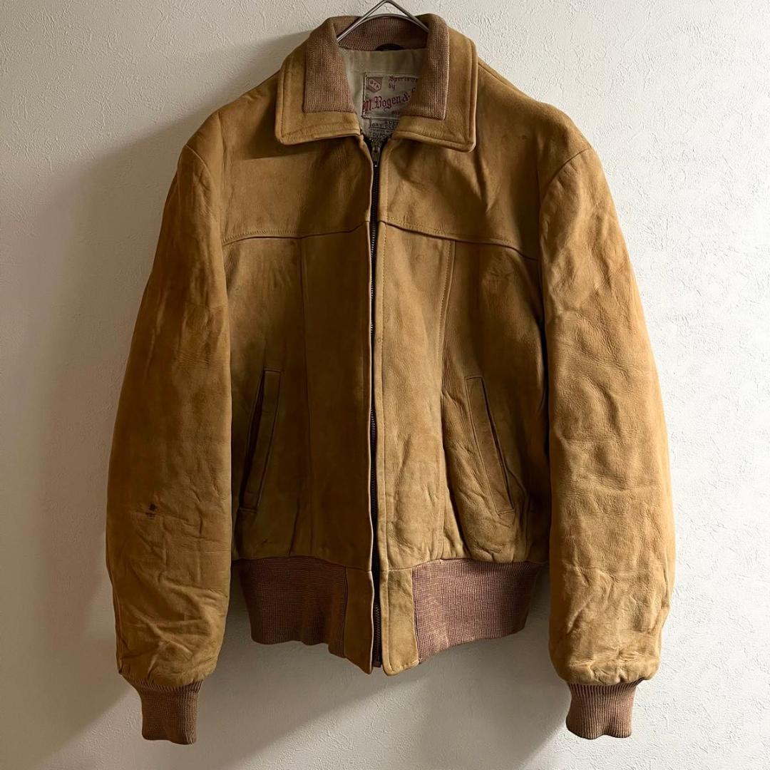 50s-60s M.Bogen スエードスポーツジャケット CONMATIC