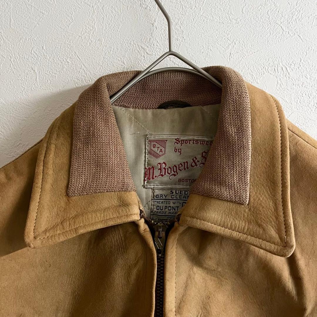 50s-60s M.Bogen スエードスポーツジャケット CONMATIC
