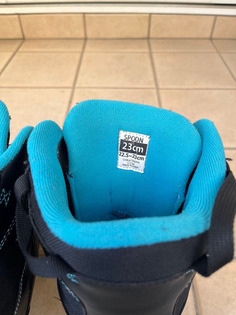 【120、23cm】Spoon スノーボード ビンディング&ブーツ付き