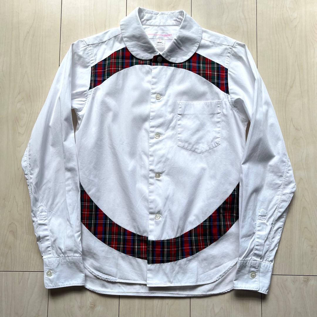 COMMEd es GARCONS SHIRT GIRL シャツ チェック XS