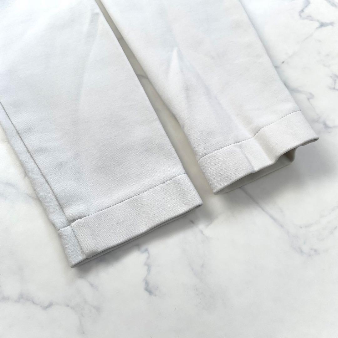 美品　ヨリ yori ぬくぬくティアードフリルブラウス　ヘム　ライトグレー