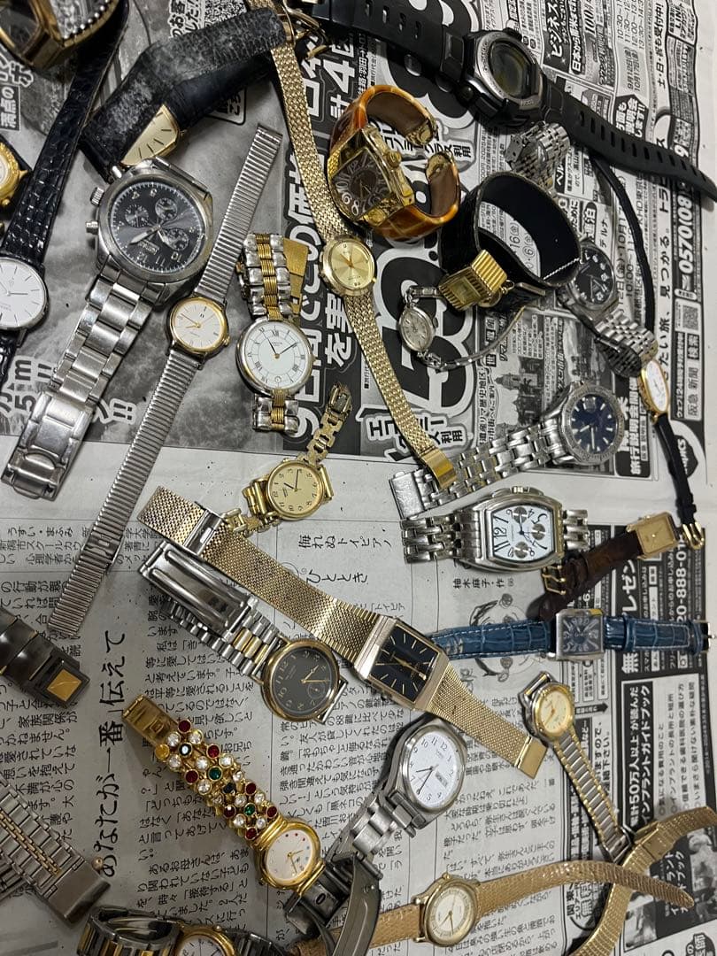 ジャンク時計まとめ売り！６０点以上！