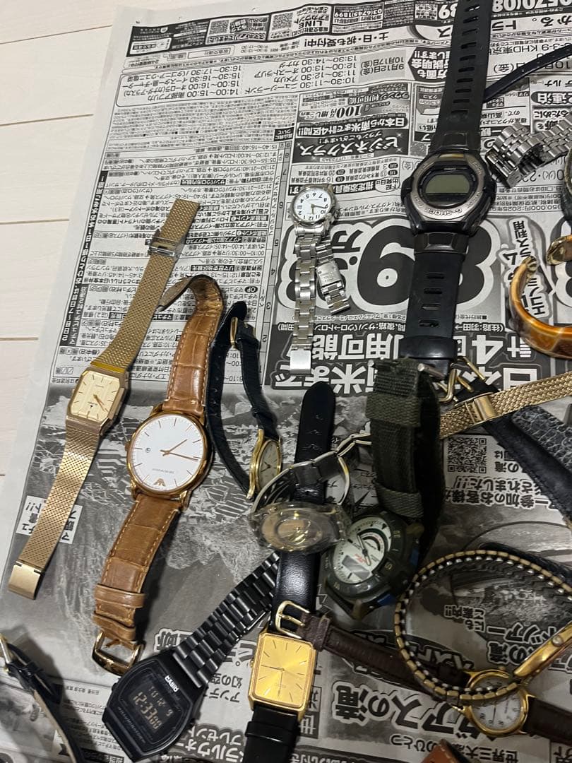 ジャンク時計まとめ売り！６０点以上！