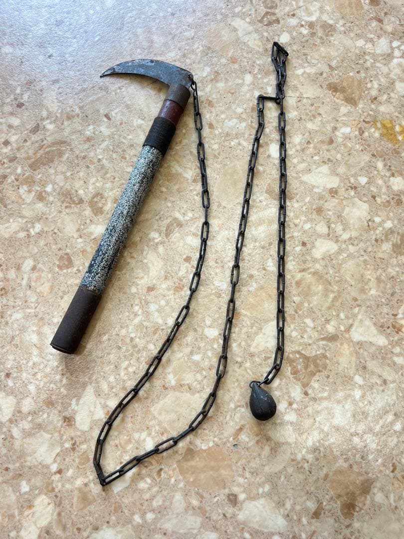 忍者　螺鈿　鎖鎌