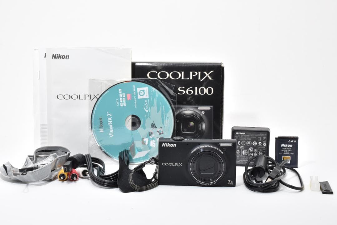 【美品】Nikon COOLPIX S6100ニコン　デジタルカメラ#964