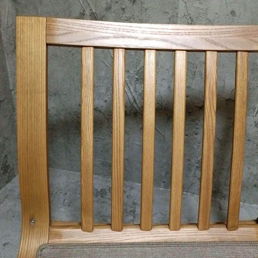 カリモク 木組 ベントウッドソファ プライウッド アームレスソファー レトロ