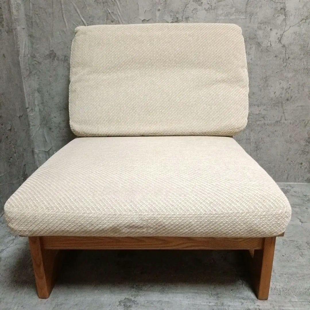 カリモク 木組 ベントウッドソファ プライウッド アームレスソファー レトロ