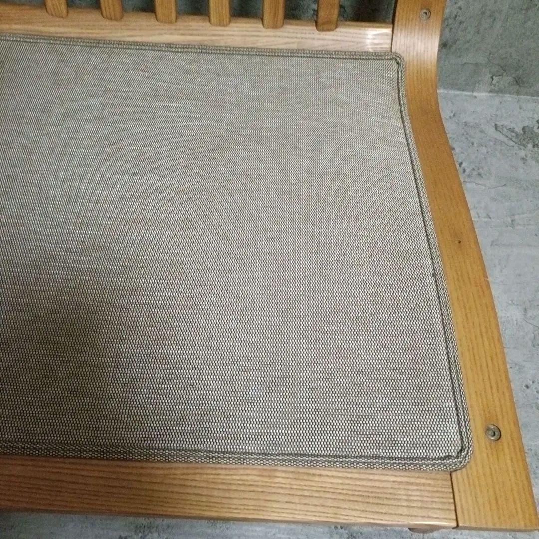 カリモク 木組 ベントウッドソファ プライウッド アームレスソファー レトロ