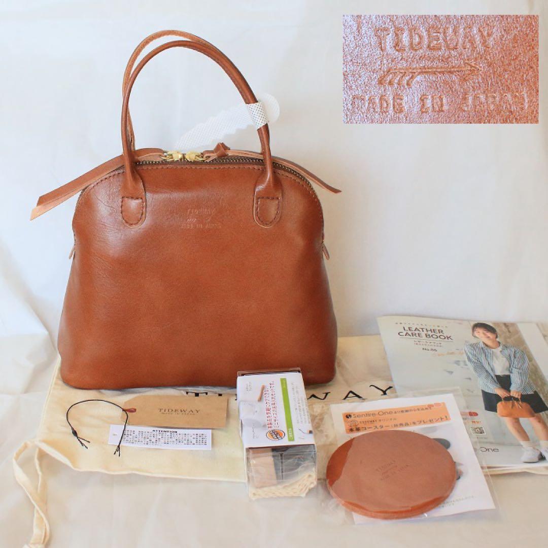m*8様 A.タイドウェイ　ライトレザー ミニボストンバッグ 日本製. 本革　レ
