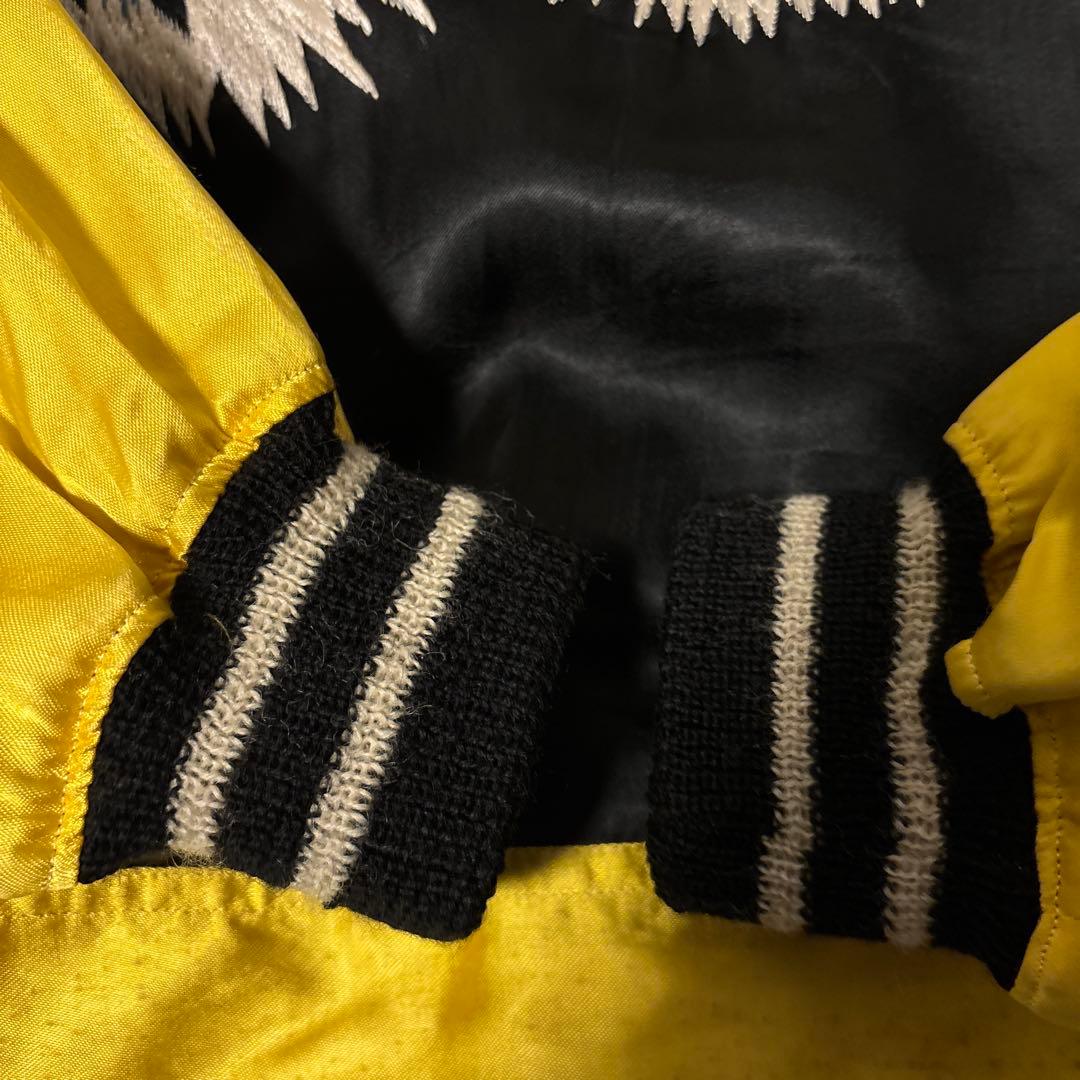 スペシャル　40s〜最初期　スカジャン　顔虎　両面A面　中綿なし　両面トラ