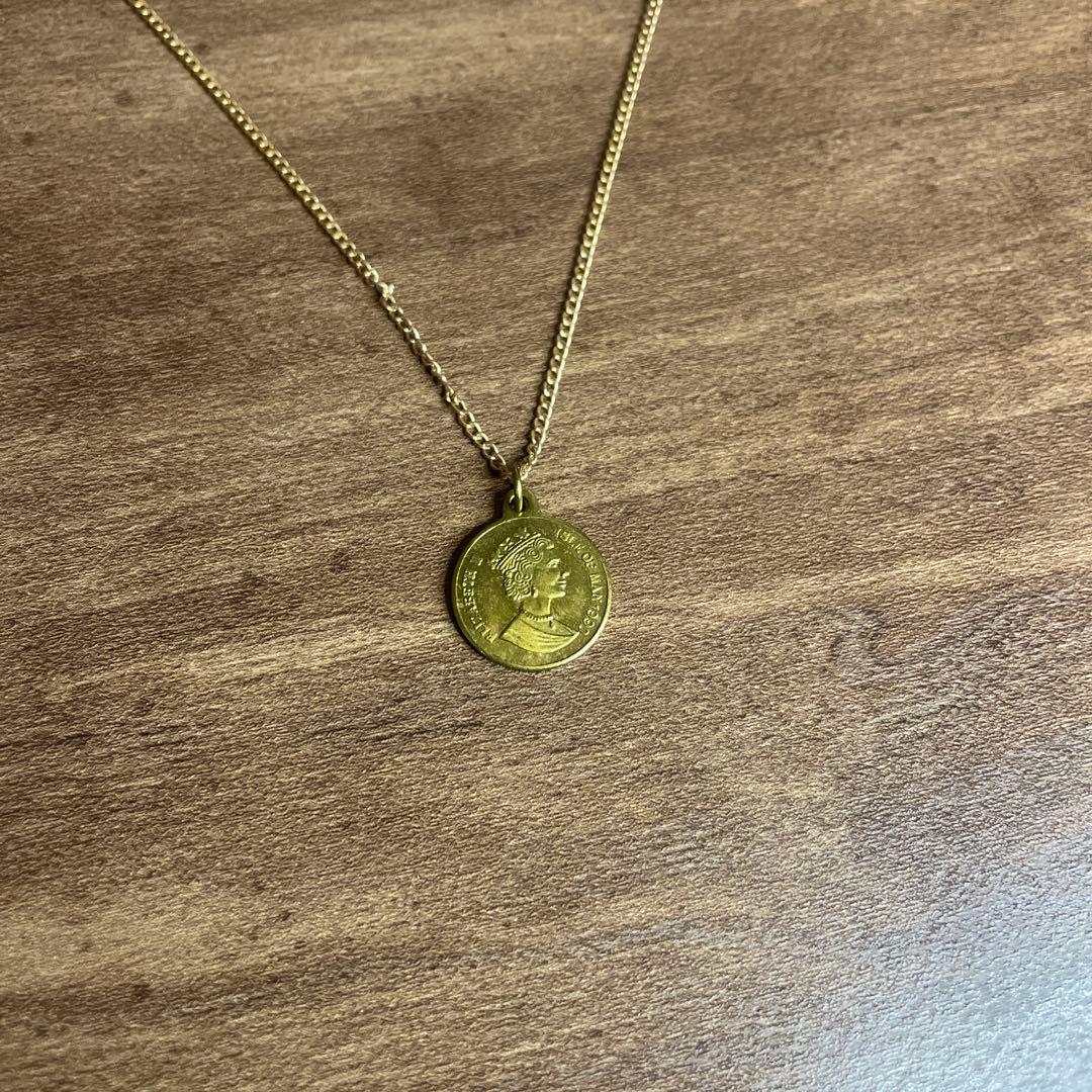 90s 00s vintage ゴールド  ネックレス sv925 F24