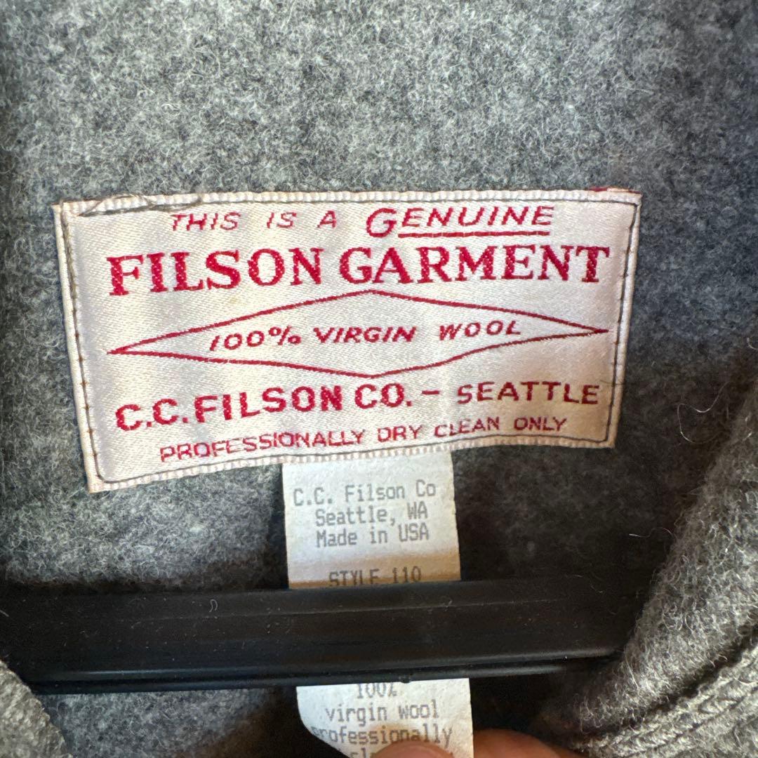 フィルソン　ガーメントグレー ジャケット 44