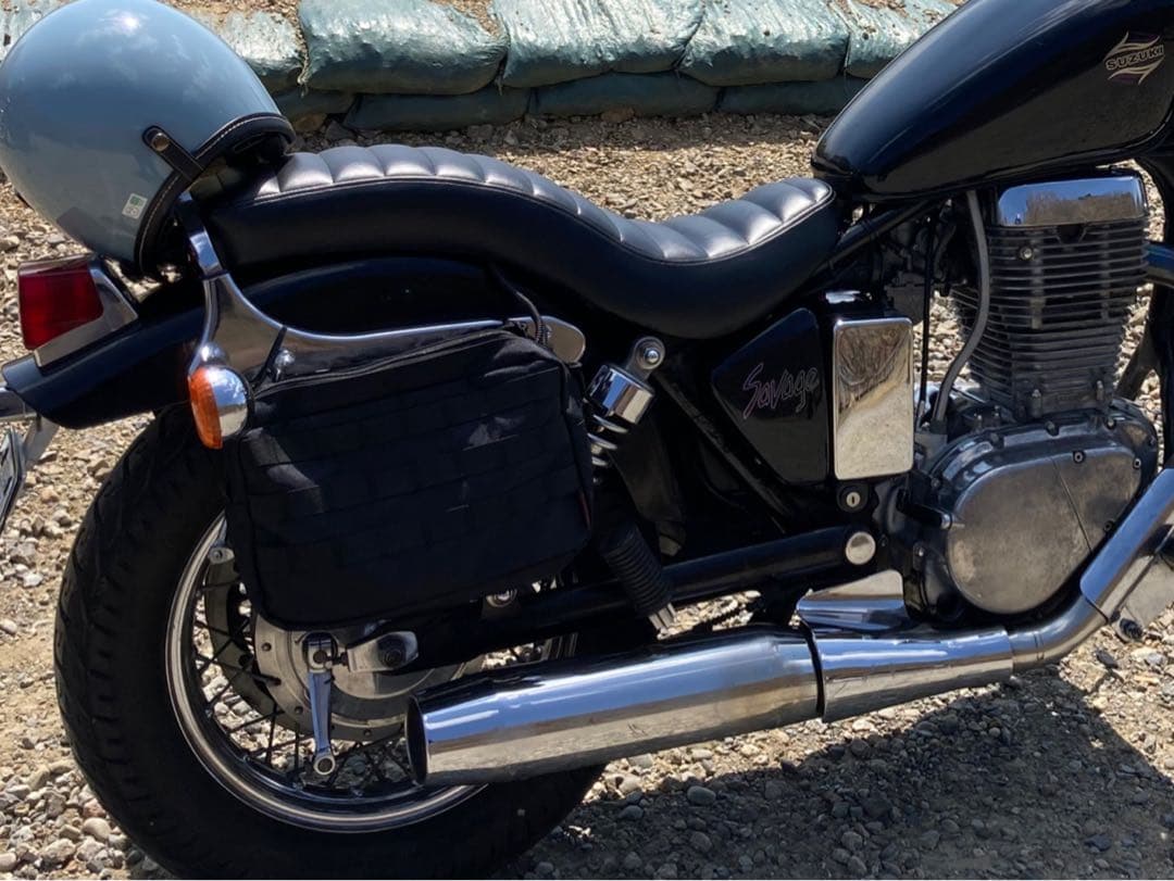 スズキ　サベージ400 650 社外タックロールシート