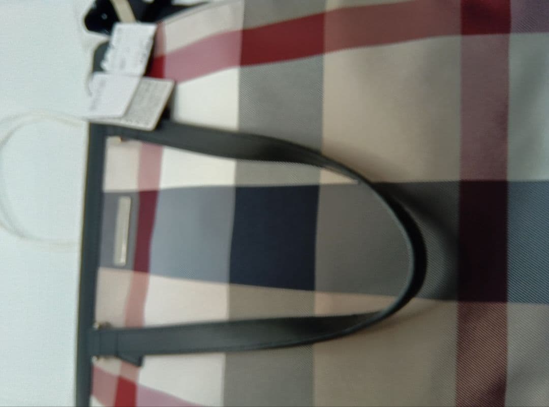 新品★ブラックレーベルクレストブリッジトートバッグバーバリーチェック柄