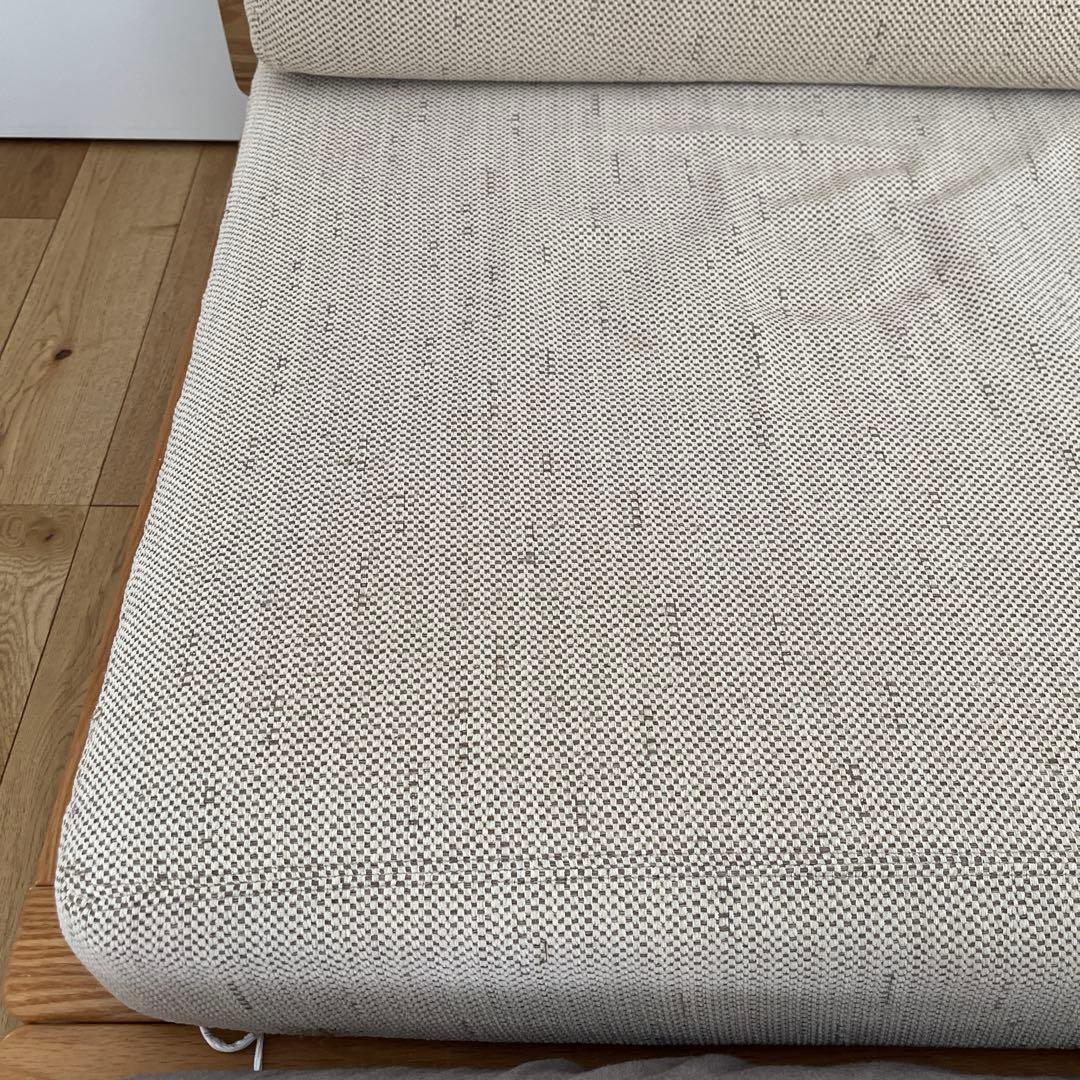 無印良品 木製ベッドフレーム用クッションパーツのみ ソファベッド セミシングル