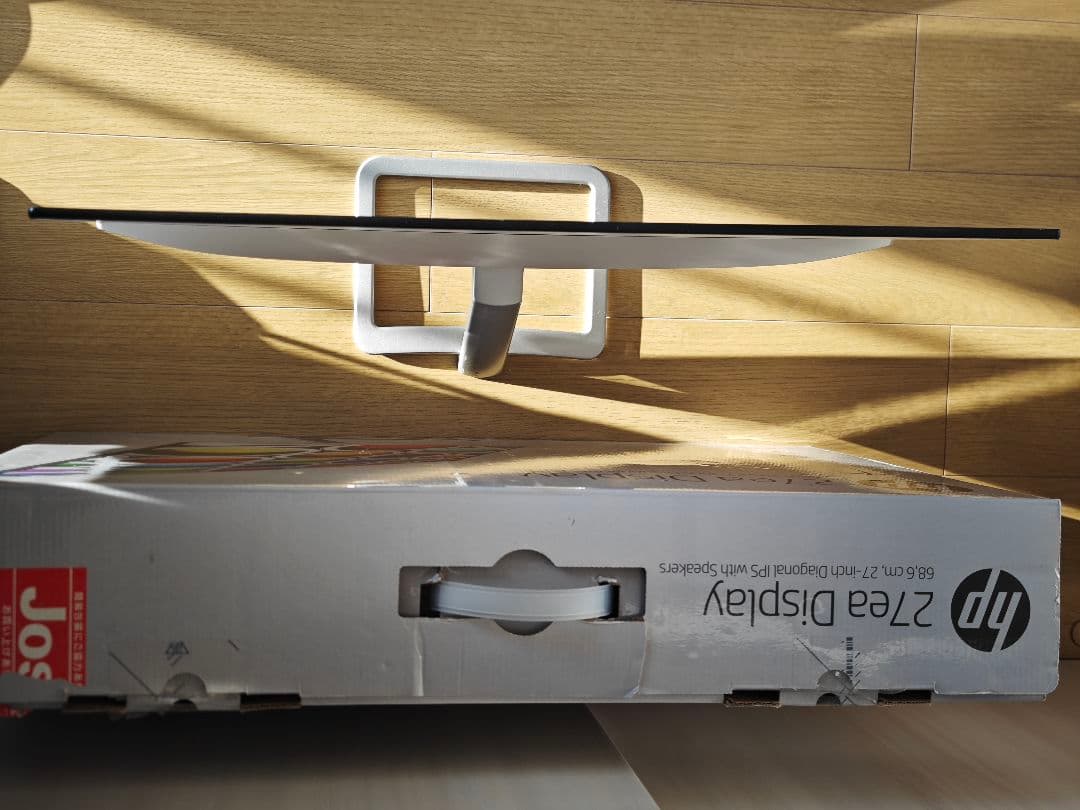 【美品】HP 27ea　27インチ　モニター　スピーカー内蔵　狭縁ベゼル　FHD