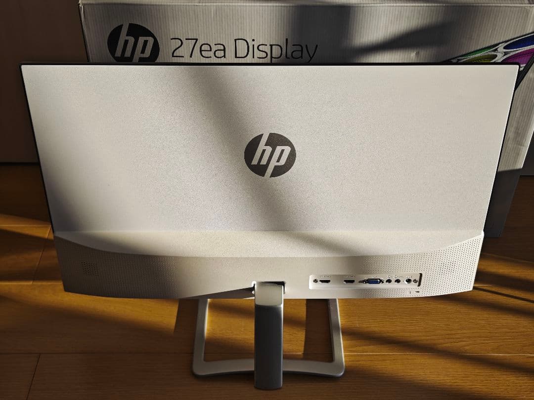 【美品】HP 27ea　27インチ　モニター　スピーカー内蔵　狭縁ベゼル　FHD