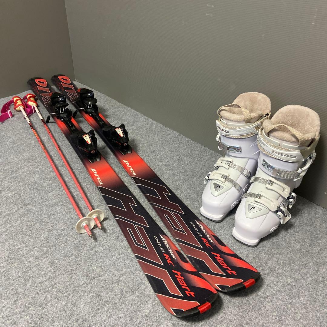 ★メンテナンス済　大人スキーセット　板152cm ブーツ24~24.5cm