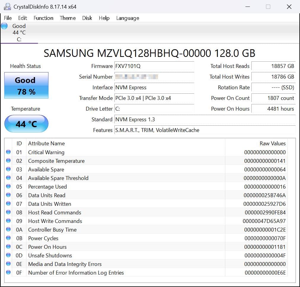 Windowsノート本体 NEC PC-VKT16GZG6/i5-8265U/8GB/128GB