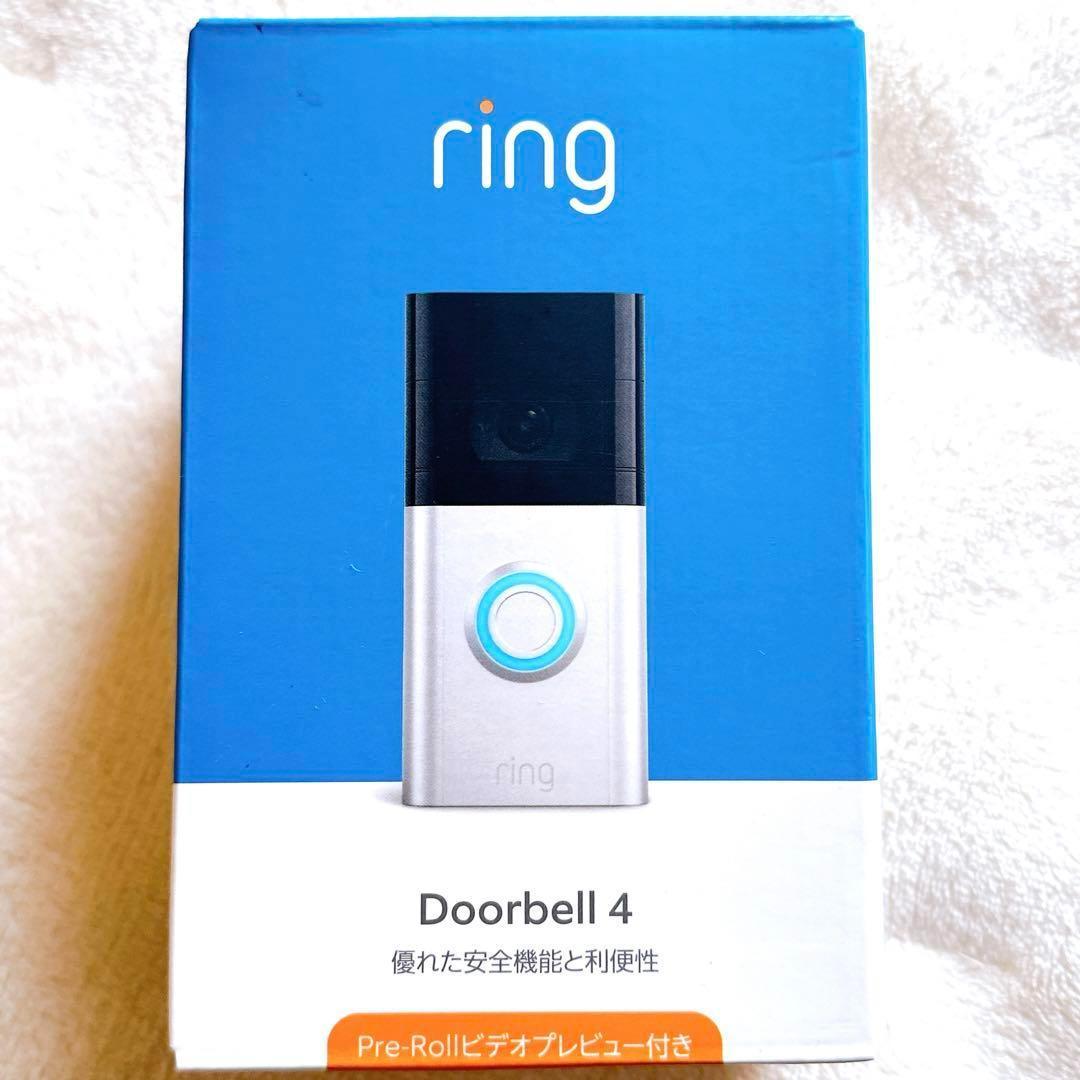 【新品未開封】Amazon Ring Doorbell 4 - スマートドアベル