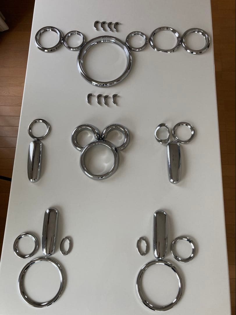 MINIミニクーパークロスオーバーR60 内装メッキカバー一式