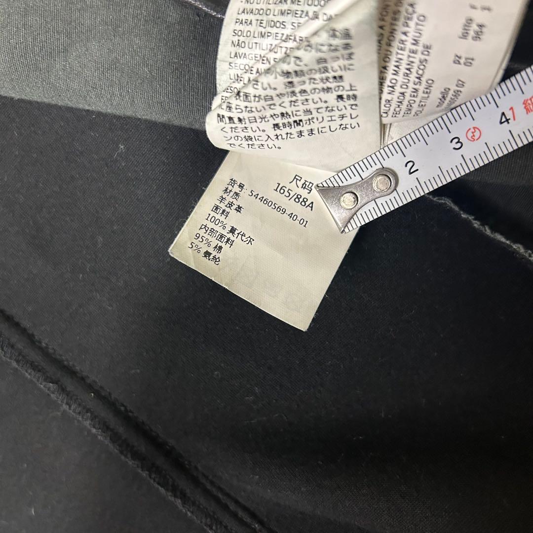 ★ほぼ未使用品★ WEEKEND MaxMara ノーカラー レザージャケット