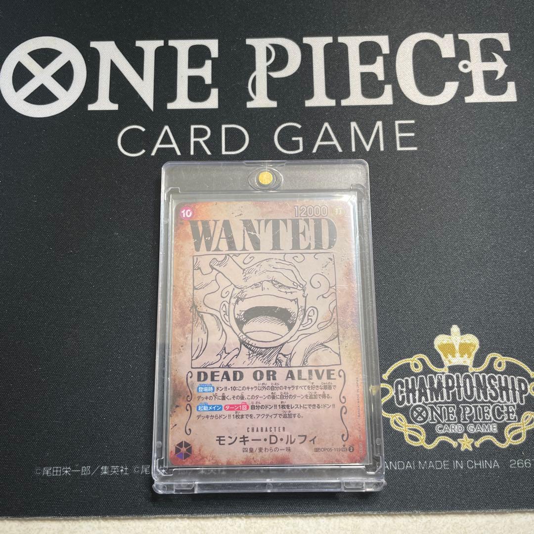 OP05-119 モンキーDルフィ　手配書