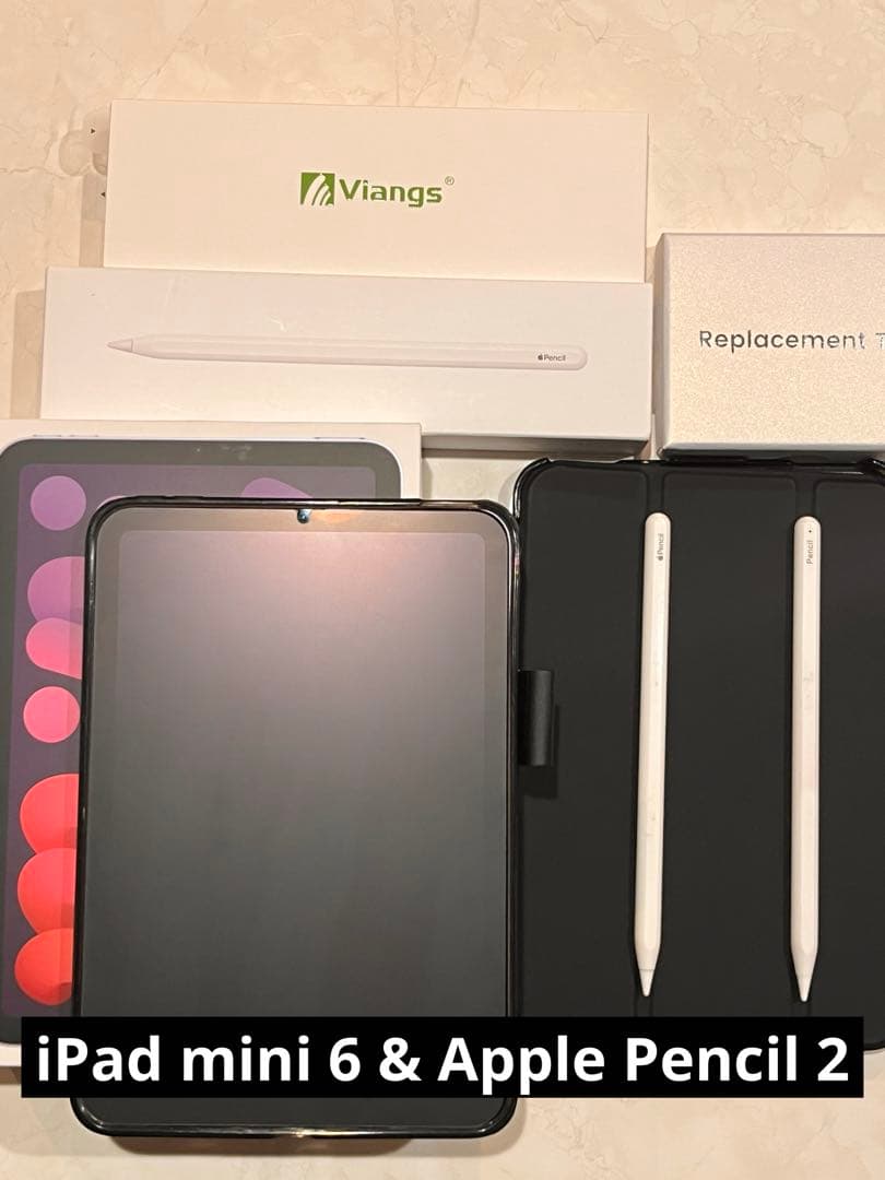 iPad mini第6世代64GB パープル＋Apple Pencil第2世代