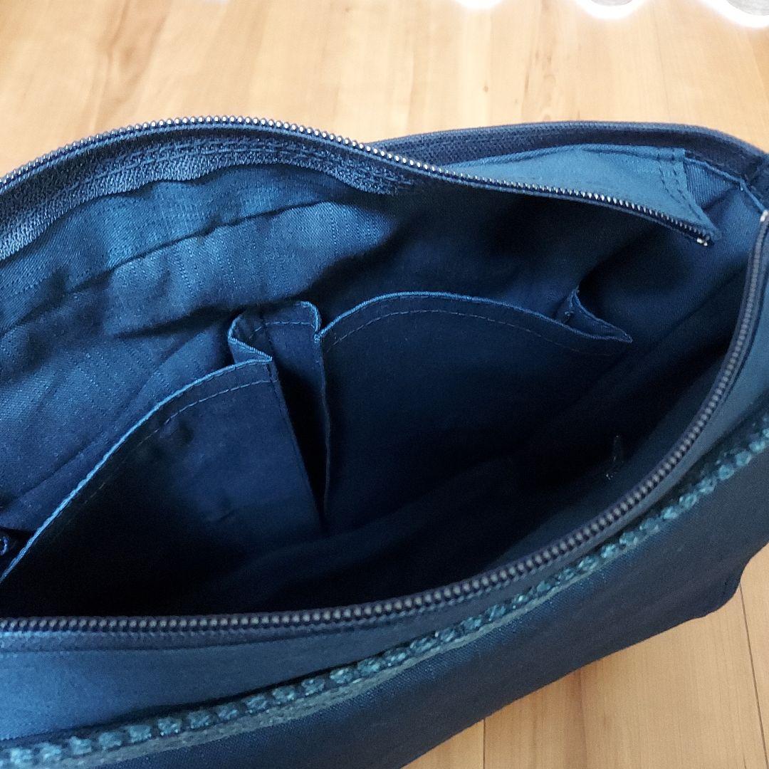 剣道着のサコッシュバッグ (蓋付きマグネットタイプ)