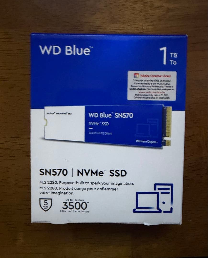 内蔵型SSD WD Blue SN570 1TB NVMe SSD