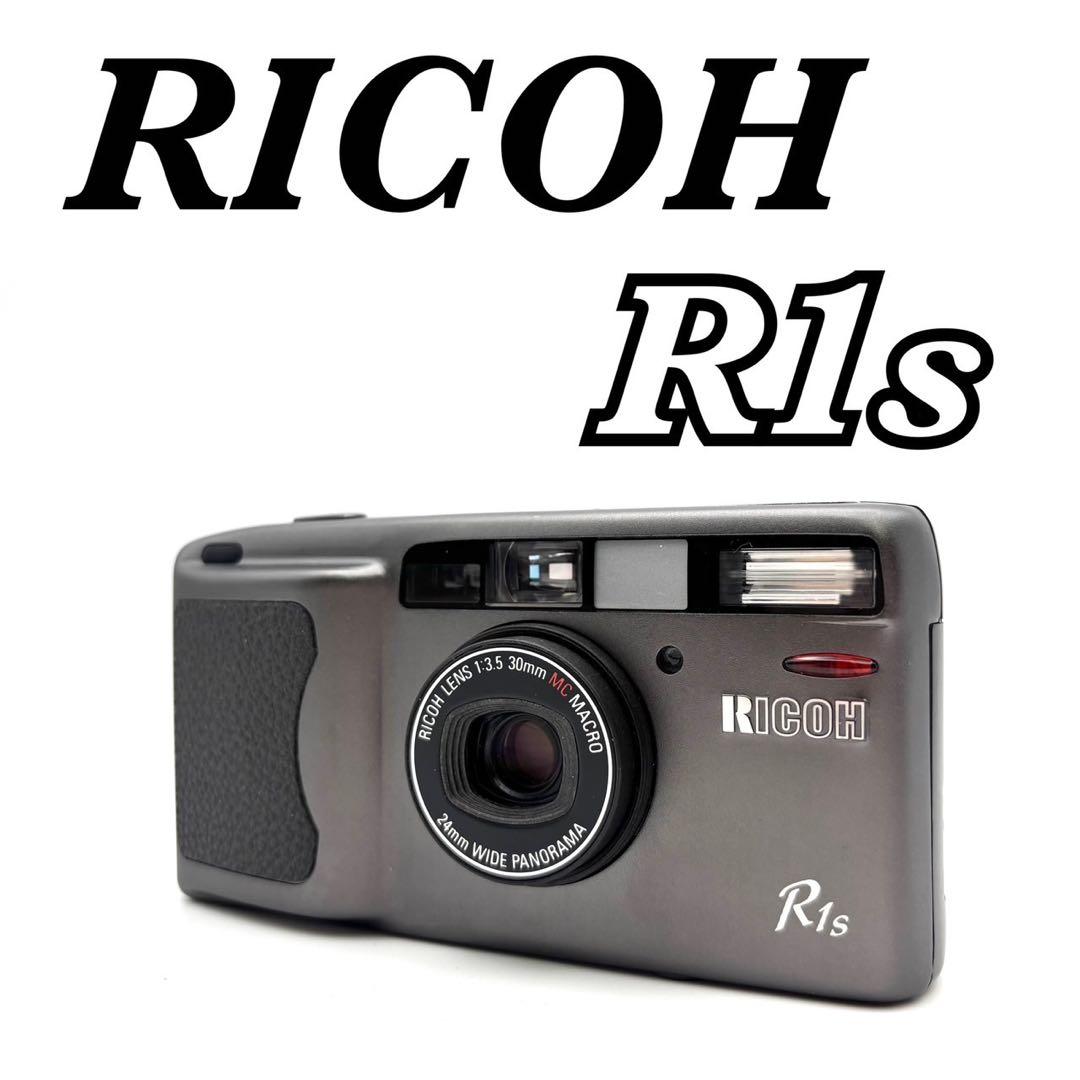 【完動品 極美品】RICOH R1s グレー フィルムカメラ 動作確認済