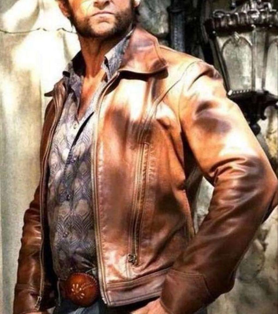 シングルライダースジャケット X-MEN 革ジャン レザージャケット