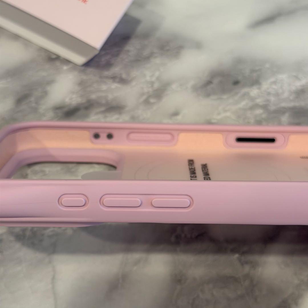 casetify ウェーブシリコン　ケース　iPhone17pro ピンク