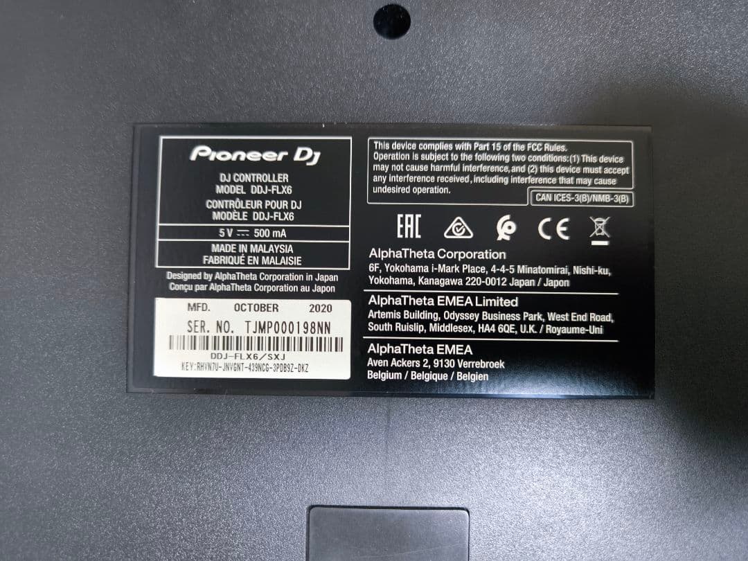 Pioneer DDJ-FLX6 DJコントローラー